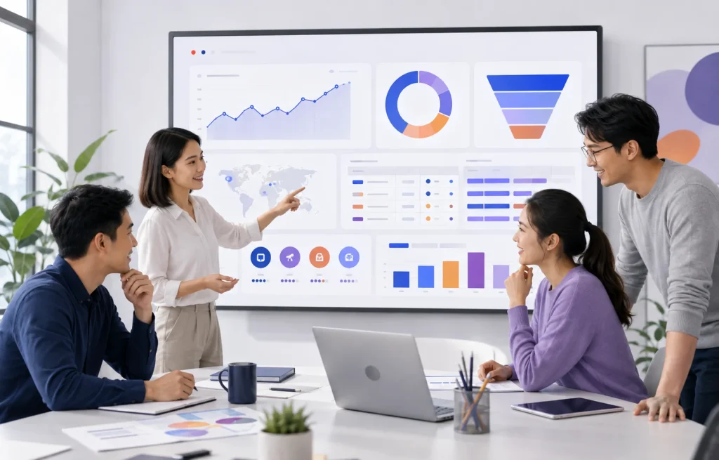 Đội ngũ xây dựng chiến lược Digital Marketing dựa trên dữ liệu